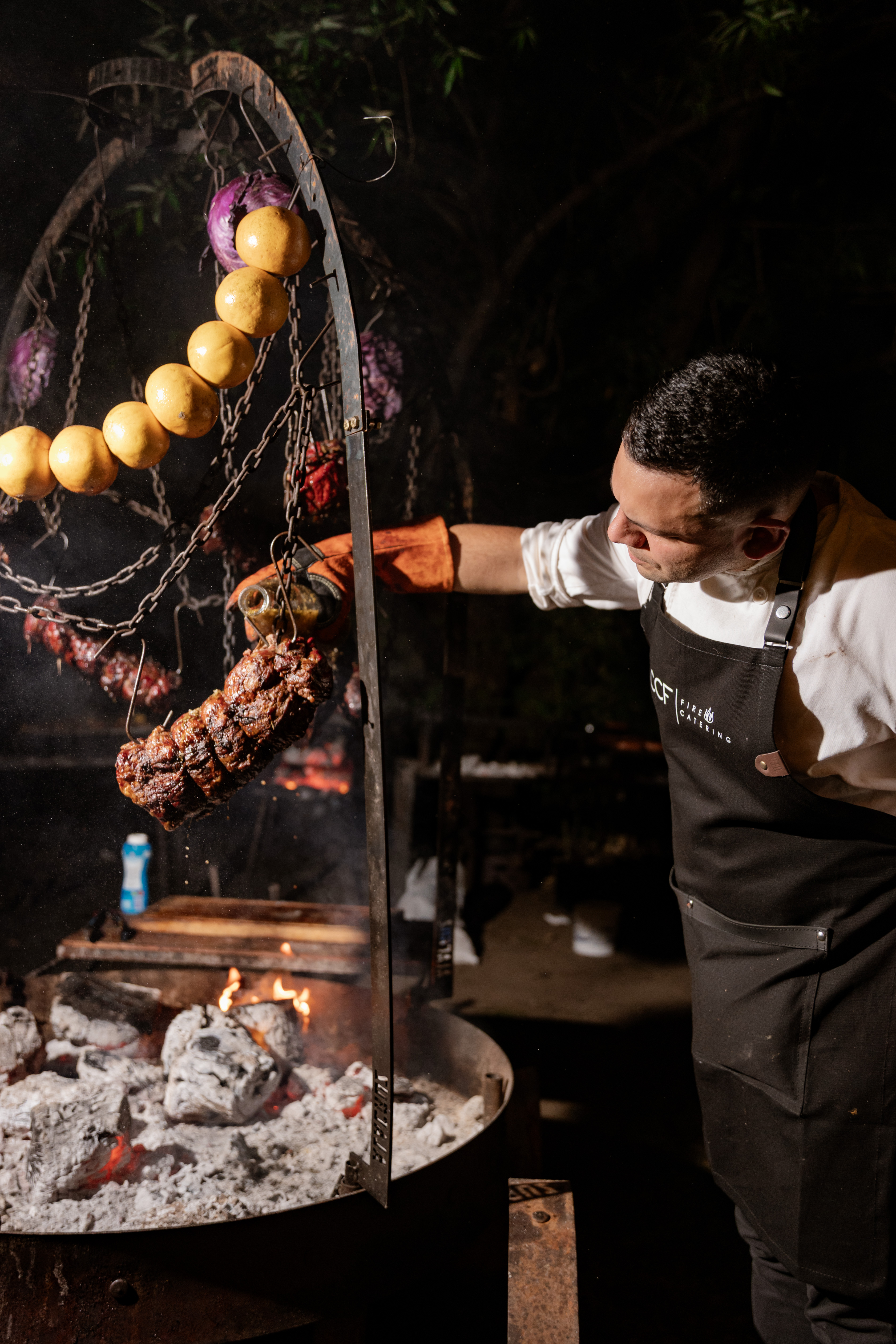 Show de fuegos CCF Catering en Polo Park